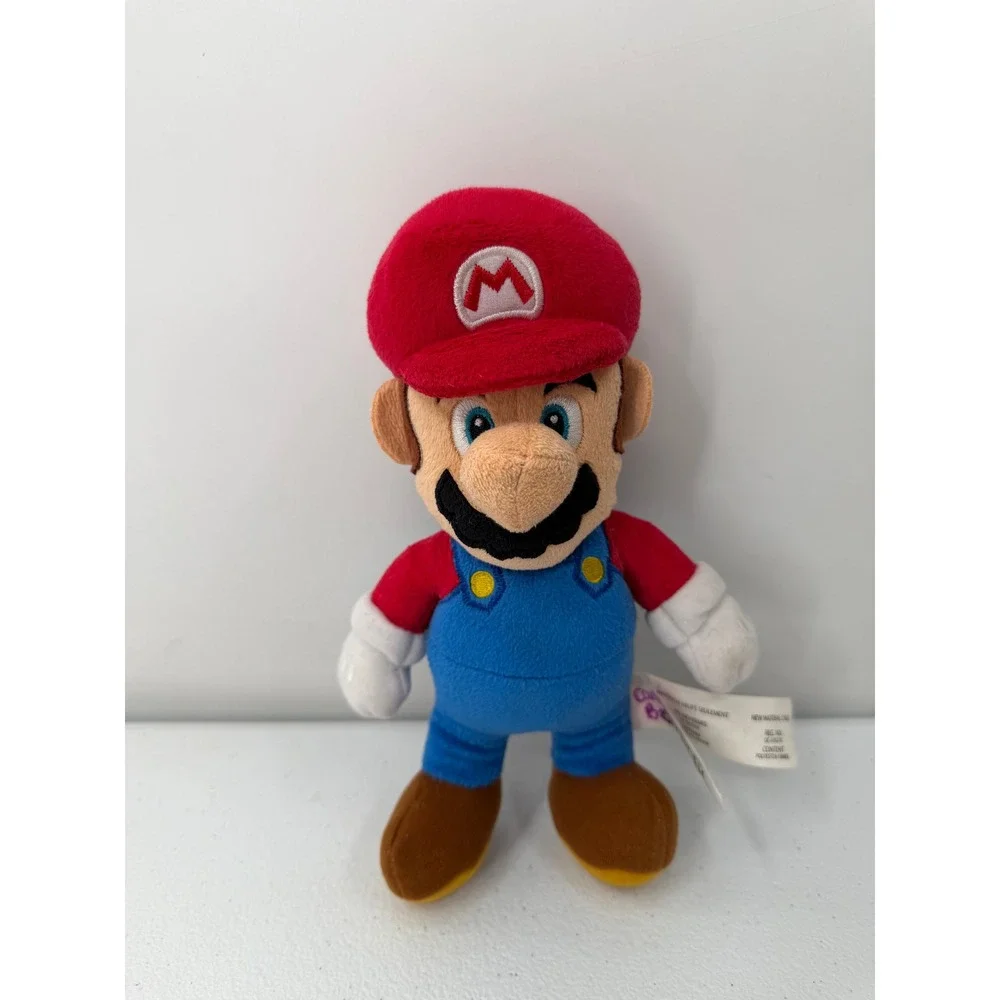 Nintendo Super Mario Plush Toy Lot Jakks Pacific Good Stuff 9-11 inch Red Blue